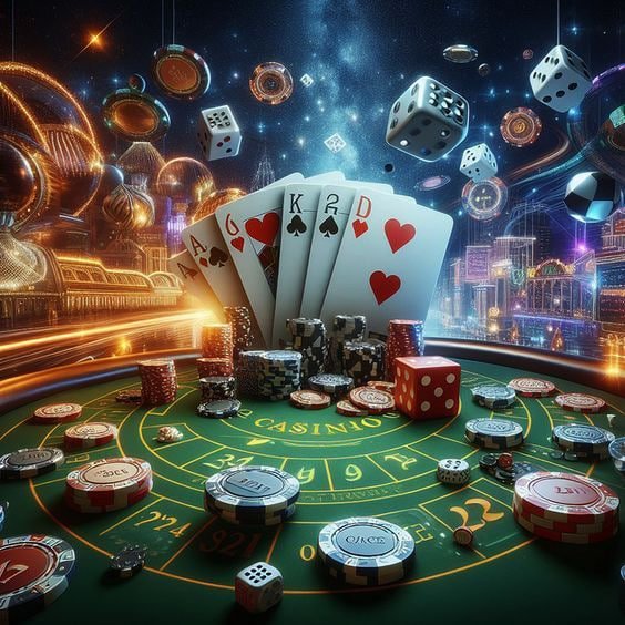 Various devices showing table games platform compatibility across phones and tablets